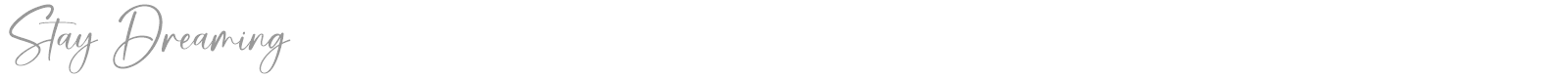 Stay Dreaming font preview